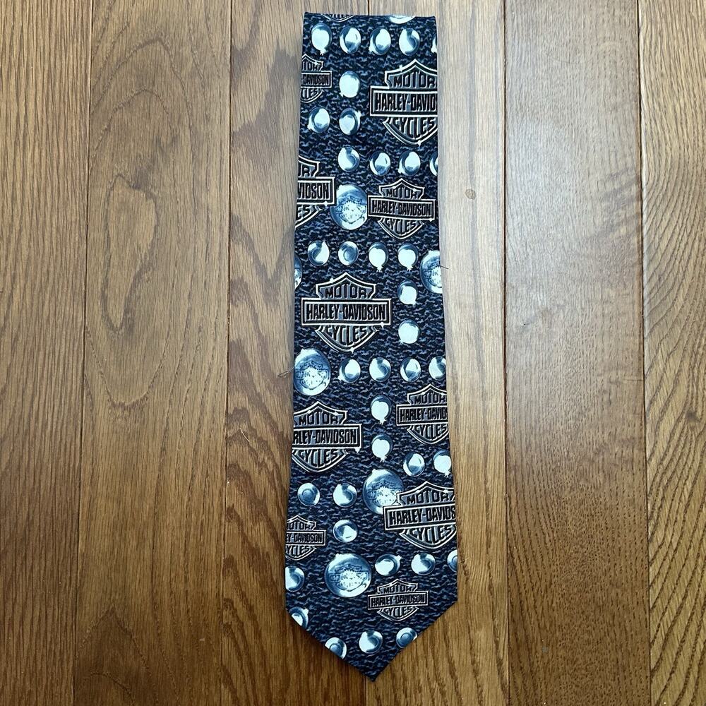 Vintage‎ Ralph Marlin & Co Inc 1998 Harley-Davidson Tie